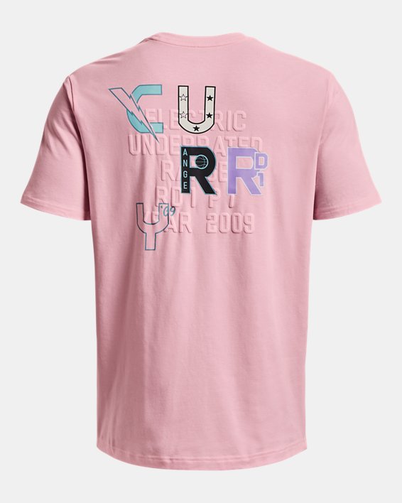 Men's Curry Animated Short Sleeve in Pink image number 5